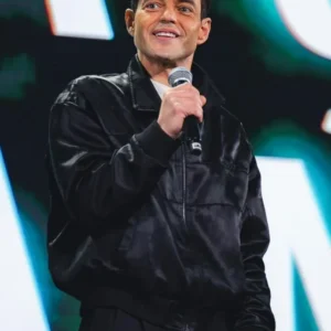 Rami Malek The Amateur Black Bomber Jacket