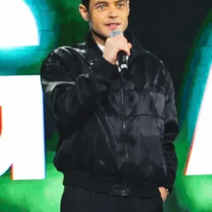Rami Malek The Amateur Black Bomber Jacket For Sale