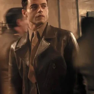Rami Malek The Amateur Brown Leather Jacket