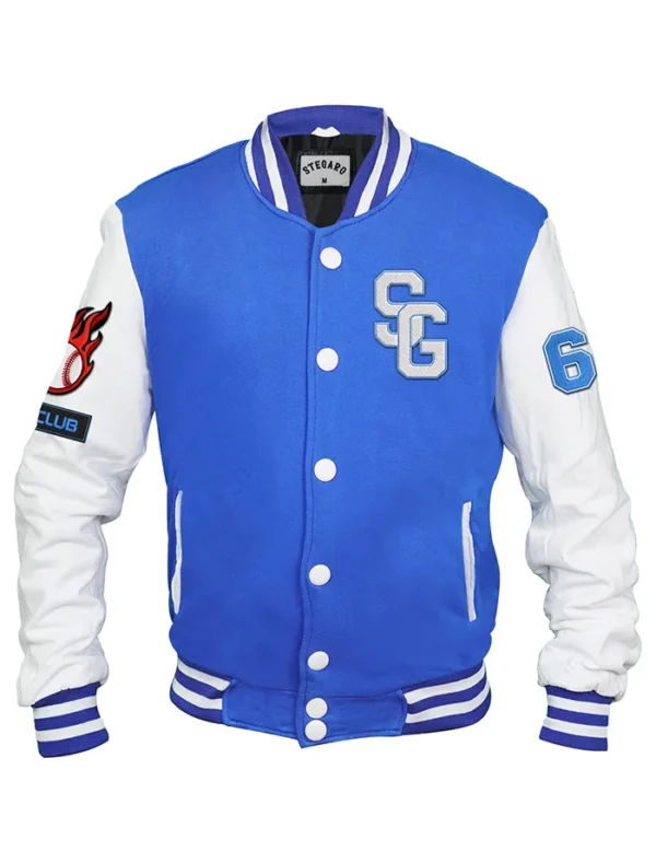Romy Stegaro Baseball Blue Varsity Jacket