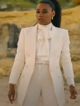 Rose Love Hurts White Blazer