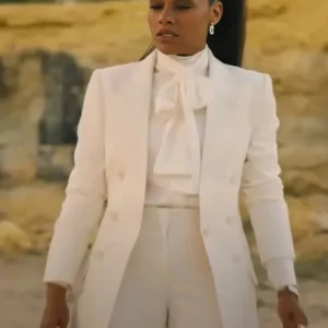 Rose Love Hurts White Blazer