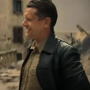 SAS Rogue Heroes Season 02 Black Leather Jacket left