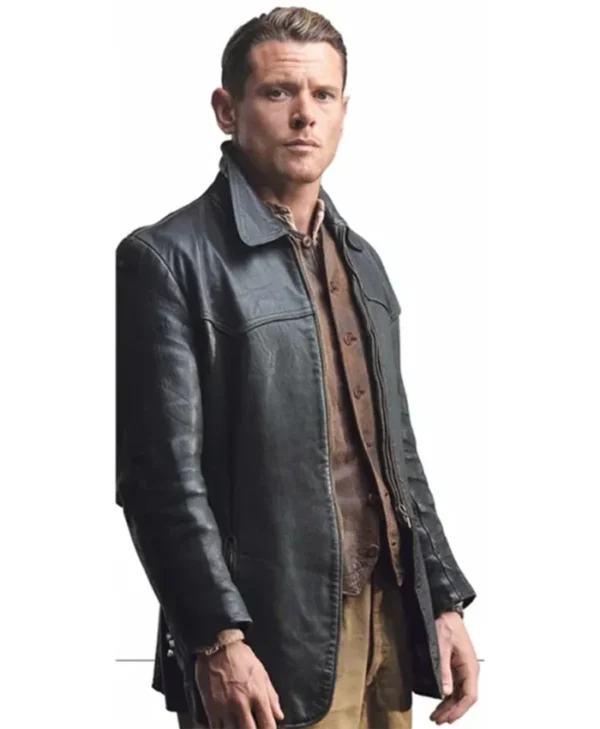 SAS Rogue Heroes Season 02 Black Leather Jacket right