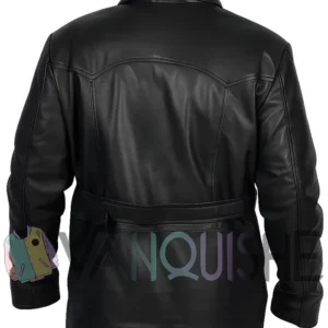 SAS Rogue Heroes Season 02 Black Real Leather Jacket back