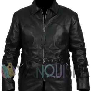 SAS Rogue Heroes Season 02 Black Real Leather Jacket front