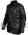 SAS Rogue Heroes Season 02 Black Real Leather Jacket left