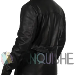 SAS Rogue Heroes Season 02 Black Real Leather Jacket left back