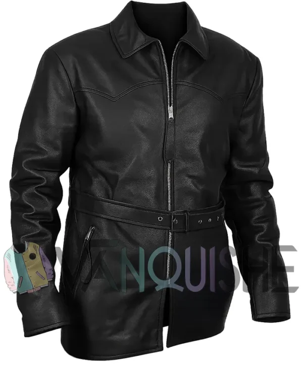 SAS Rogue Heroes Season 02 Black Real Leather Jacket right
