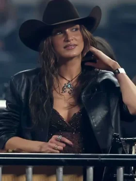 Sadie Yellowstone S05 Black Leather Jacket