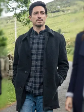 Sam Larkin Mayfair Witches Black Wool Coat Front