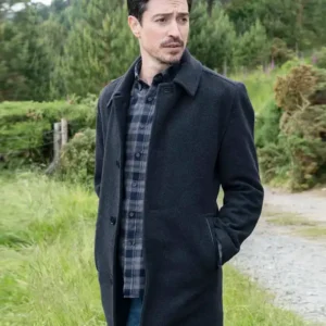 Sam Larkin Mayfair Witches Black Wool Coat Front