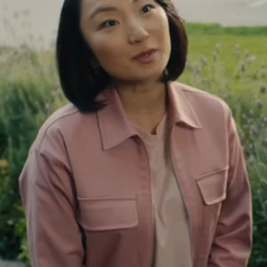 Sarah Weber No Good Deed Pink Jacket