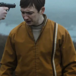 Say Nothing Paddy Towers Brown Bomber Jacket For Sale