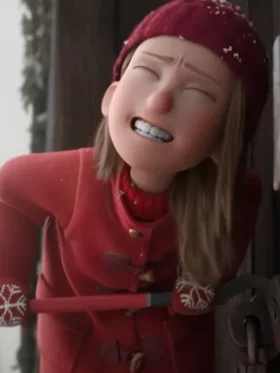 Scarlett That Christmas Red Wool Jacket
