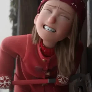 Scarlett That Christmas Red Wool Jacket