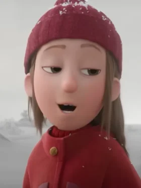 Scarlett That Christmas Red Wool Jacket For Sale