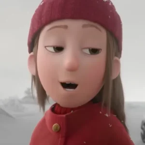 Scarlett That Christmas Red Wool Jacket For Sale