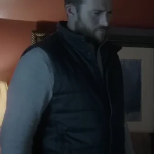 Scott Eastwood Alarum Black Puffer Vest