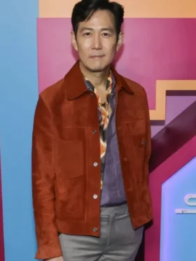 Seong Gi hun Squid Game Suede Leather Jacket For Sale