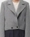 Sheryll Barnes FBI Most Wanted Grey Cropped Jacket For Sale