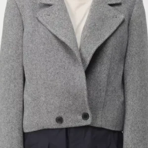 Sheryll Barnes FBI Most Wanted Grey Cropped Jacket For Sale