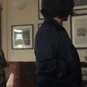 Shop Bad Sisters S02 Sarah Greene Black Zip Jacket