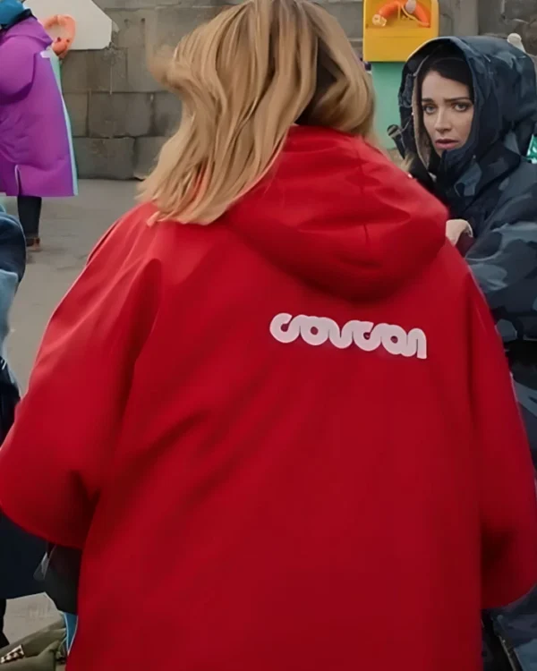 Shop Bad Sisters Season 02 Sharon Horgan Hooded Red Robe
