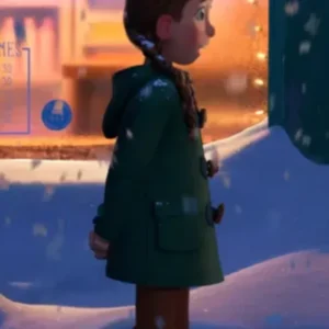 Shop Danny That Christmas Green Hooded Jacket