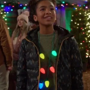 Shop Delia Lisette Chambers Jingle Bell Love Bomber Jacket