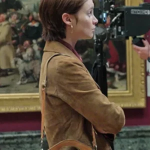 Shop Dolours Price Say Nothing Brown Jacket