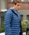 Shop Jack Cooper Jingle Bell Love Blue Puffer Quilted Jacket