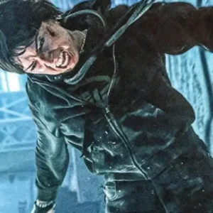 Shop Joey Locke Cleaner Black Hooded Jacket