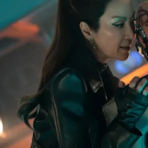 Shop Michelle Yeoh Star Trek Section 31 Leather Coat