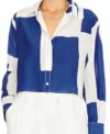 Shop The Neighborhood S07 Tichina Arnold Blue and White Shirt