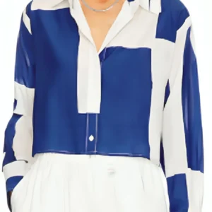 Shop The Neighborhood S07 Tichina Arnold Blue and White Shirt