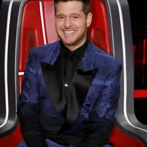Shop The Voice S26 Michael Buble Semi Finals Eliminations Color Block Suit