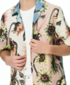 Shrinking S02 Michael Urie Sunflower Hawaiian Shirt For Sale
