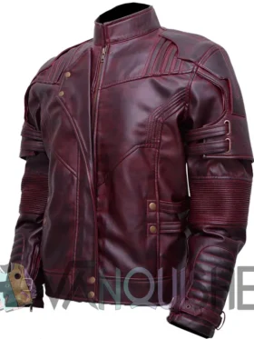 Star Lord Leather Jacket From Guardians Of The Galaxy 2 left