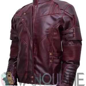 Star Lord Leather Jacket From Guardians Of The Galaxy 2 left