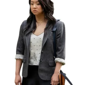 Stephanie Hsu Laid Grey Blazer