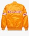 Tampa Bay Buccaneers Satin Orange Jacket Back