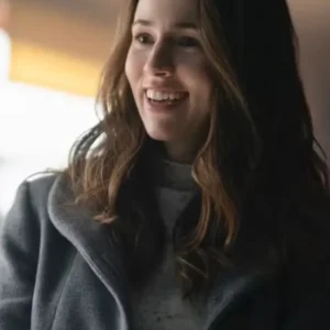 Tania Hightower Cross Grey Trench Coat