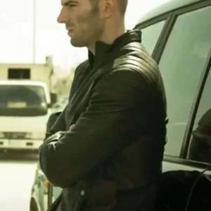 Tanner Classified Black Leather Jacket For Men