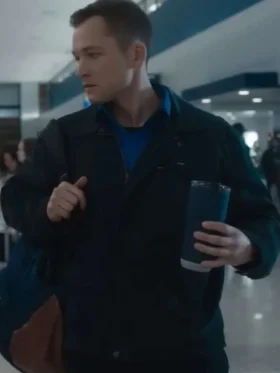 Taron Egerton Carry On Black Jacket