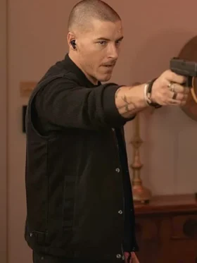 Taz Skylar Cleaner Black Cotton Vest For Sale