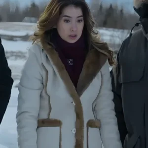 The Finnish Line Nichole Sakura White Hooded Coat