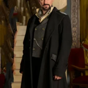 The Librarians The Next Chapter Callum McGowan Black Wool Coat