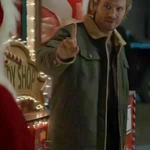 The Merry Gentlemen Chad Michael Murray Green Sherpa Jacket For Sale