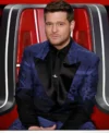The Voice S26 Michael Buble Semi Finals Eliminations Color Block Suit
